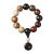 Natural Ebony Wooden Beaded Bracelet 20mm Buddha Beads Rosary High Quality Expensive Ebony Beads Men's and Women's Rosary Crafts Handheld