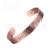 Factory in Stock Wholesale New Red Copper Magnet Energy Bracelet C- Type Open Adjustable Magnetic Bracelet