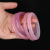 Natural Material Rose Chalcedony Agate Bracelet Jade Crafts Bracelet Simple Women Bracelet Factory Wholesale Delivery