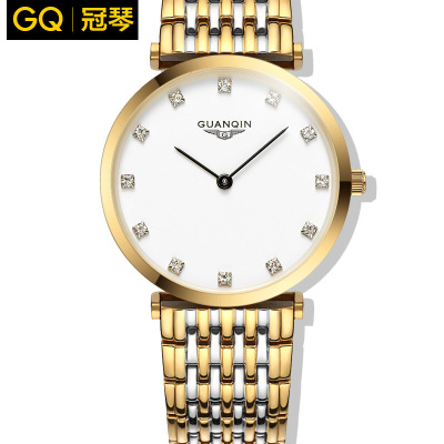 Guanqin Q5 Women's Watch Genuine Ultra-Thin Quartz Watch Fashion Rhinestone Watrproof Watch Trendy Ladies Watches 2014 New