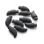 Black Agate Horn-Shaped Gem Agate Gem Crafts Rough Stone Polished Yoga Stone Ornaments in Stock Direct Supply