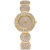 DZG New Starry Quartz Watch Fashion Casual Set Steel Belt Watch Rhinestone Alloy Wrist Watch Women's Watch