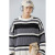 Contrast Color Striped Sweater Men's 2022 Autumn and Winter Retro Thick Needle Loose Trendy Knitwear Free Shipping