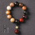 Natural Ebony Wooden Beaded Bracelet 20mm Buddha Beads Rosary High Quality Expensive Ebony Beads Men's and Women's Rosary Crafts Handheld