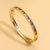 Best Seller in Europe and America Micro-Inlaid Colorful Full Diamond Bracelet Simple Elegant Fashion Rainbow Bracelet Female Bracelet
