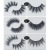 Chemical Fiber False Eyelashes Multiple Options European and American Comfortable Big Eye Thick Comic Eyelashes in Stock Wholesale Novice