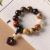 Natural Ebony Wooden Beaded Bracelet 20mm Buddha Beads Rosary High Quality Expensive Ebony Beads Men's and Women's Rosary Crafts Handheld