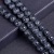 Black Agate Frosted Six-Child Mantra Loose round Beads DIY Accessories Bead Ornament Rosary Bracelet Accessories