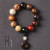 Natural Ebony Wooden Beaded Bracelet 20mm Buddha Beads Rosary High Quality Expensive Ebony Beads Men's and Women's Rosary Crafts Handheld