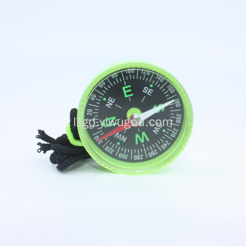 new g44p transparent acrylic surface cover diameter 44mm portable compass with lanyard outdoor sports pointing north
