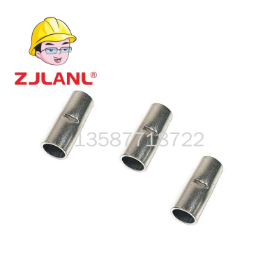 BN22 Middle Bare Connector Middle Wiring Terminal Copper Tube-Shaped Connection Intermediate Head Wire Connecting Pipe