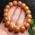 Weathering White Jade Bodhi Root Bracelet Men and Women Single Circle round Beads Rosary Jingang Pipal Tree Seed Baby Buddha Handheld Prayer Beads