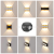 Aluminum LED Indoor Outdoor Wall Light Up and Down Wall Lamp For Hallway Bathroom 