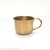 430 Material Water Sup with Handle 600 Ml Stainless Steel Natural Color 430 Ml Gold Plated