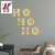 Factory Direct Sales Christmas Series Acrylic Mirror Stickers Ho Ho Ho Wall Stickers Customization as Request