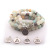 Coney Factory Direct Sales Matte Amazonite Stone 108 Yoga Bracelet Necklace Lotus Pendant