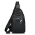Waterproof Multi-Layer Chest  Wear-Resistant Pu Multi-Functional Large Capacity Shoulder Men's Bag Solid Color Briefcase