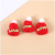 Christmas Mini Wool Small Hat Barrettes Christmas Wine Bottle Cap Milk Tea Red Wine Hat Knitted Finger Cap DIY