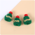 Christmas Mini Wool Small Hat Barrettes Christmas Wine Bottle Cap Milk Tea Red Wine Hat Knitted Finger Cap DIY