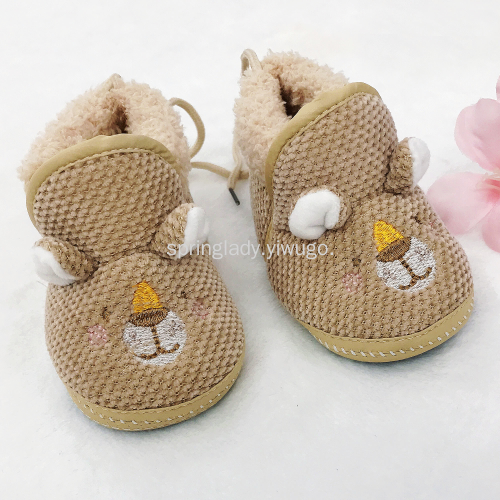 spring lady baby‘s shoes winter thicken thermal soft bottom toddler 0-june male baby girl shoes baby shoes