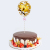 Internet Celebrity Ins5 Inch Paper Scrap Sequins Transparent Balloon Plug-in Birthday Party Dessert Bar Cake Inserting Card Pack