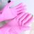 Factory Wholesale Rubber Leather Gloves Household Cleaning Dishwashing Female Waterproof Durable Kitchen Silicone Laundry Gloves