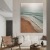 Handmade Painting Living Room Abstract Paintingfor Hanging Entrance Restaurant Silent Wind Mural Sea Beach Texture Decorative 3D Painting