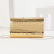 Products in Stock New Cross-Border Foreign Trade Metal Sense Evening Bag Crocodile Pattern Pu European and American Chain Shoulder Crossbody Female Dinner Bag