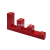 Insulation Bracket Step Type Staircase Style Busbar Clamp CJ Copper Bar Clamp Zero Row Isolation Fixed Support Insulator