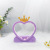 New Crown Heart-Shaped with Music Small Night Lamp Handmade DIY Table Lamp Children's Birthday Gifts Music Luminous Toys