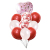 Internet Celebrity Sequins Rubber Balloons Set Rose Gold Wedding Room Layout Aluminum Balloon Birthday Party Holiday Decoration