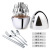 Heart Mirror Egg Stainless Steel Tableware 24-Piece Set Western Food Knife, Fork and Spoon Suit Egg Tableware Party Gathering Gift Giving Presents