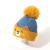 Autumn and Winter Thickening Warm and Cute Fluffy Ball Cap Fashion Cartoon Woolen Cap Boys and Girls Knitted Hat Fashion