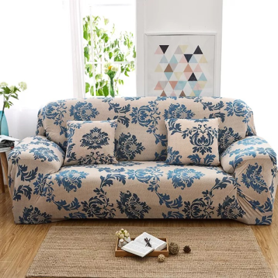 Foreign Trade Wholesale Stretch Sofa Cover Printed Milk Silk Sofa Slipcover Universal Size Can Be Customized