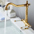 Copper Archaistic Faucet Hot and Cold Bathroom Basin Faucet American Rotatable Kitchen Vegetable Basin Faucet