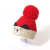 Autumn and Winter Thickening Warm and Cute Fluffy Ball Cap Fashion Cartoon Woolen Cap Boys and Girls Knitted Hat Fashion