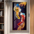 Light Luxury Entrance Painting Entry Door Facing Wall Hanging Painting Living Room Goldfish Crystal Porcelain Painting Corridor Aisle Vertical Hanging Picture