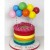 New Internet Celebrity 5-Inch Latex Balloon Cake Plug-in Decoration Birthday Party Dessert Bar Baking Decoration Cross-Border