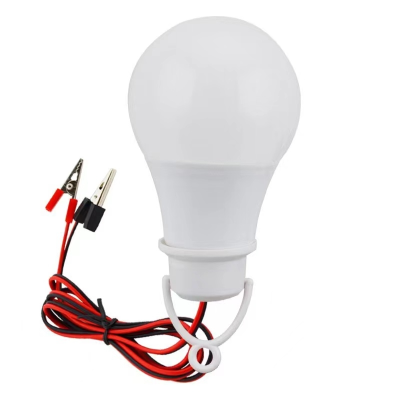 Dc12v Bulb Low Voltage Globe with Wire a Bulb with Battery Clip