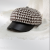 All-Matching Retro Plaid Woolen Octagonal Hat Children's Autumn and Winter New Painter Cap Duck Tongue Newsboy Cap Beret