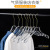 Clothing Store Transparent Crystal Acrylic Coat Hanger Seamless Hotel Suit Children Clothes Hanger Pants Clip Factory Wholesale