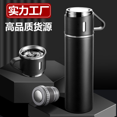 304 Stainless Steel Thermos Cup 304 Wholesale Water Cup Heat Preservation Cup Gift Wholesale Water Cup for Men and Women Warm-Keeping Water Cup Wholesale