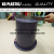 new arrival trash can fashion style plastic round dustbin kitchen practical garbage can with pressure ring high quality