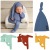 European and American Newborn Photography Clothing Knitted Jumpsuit Long Tail Hat Two-Piece Long Sleeve Foot-Wrapped Button Romper Romper