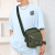   Practical Handbag Shoulder Solid Color Wear-Resistant Men's Bag Comfort and Casual Soft Nylon Fabric Messenger Bag