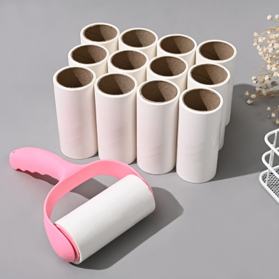 Lent Remover Sticky Roller Lint Roller Tearable Replacement Paper Dust Removal Pet Hair Collecting Hair Removal Gadget
