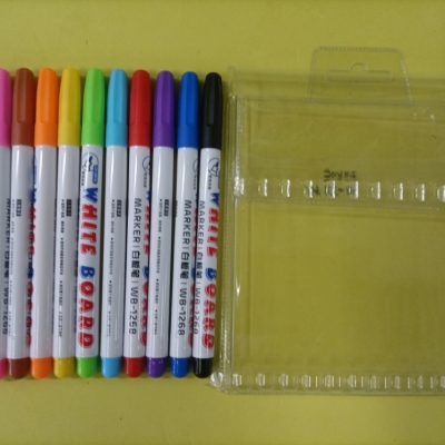 1268 12 PCs PVC Color Floating Pen