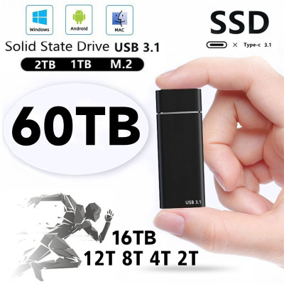 Foreign Trade Cross-Border SSD High-Speed Mobile SSD 16T 8T 4T 2T 1T Factory Direct Supply Stable Supply
