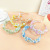 Summer New Vacation Style Printed Headband Girl's Fashionable Color Cloth Hairpin Vintage Pearl Wide-Brim Hair Accessories
