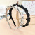 Japanese and Korean Classic Style Bowknot Fine Version Headband New Girl Hair Band Wholesale Simple and High-End Ins Hairpin